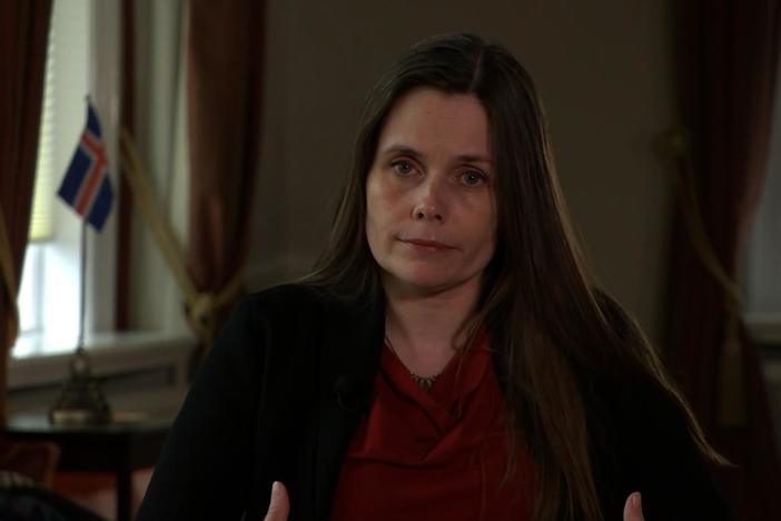 Icelandic Prime Minister Katrín Jakobsdóttir joins the program.