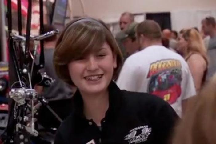 Meet the young racer who's been called the next Danica Patrick.