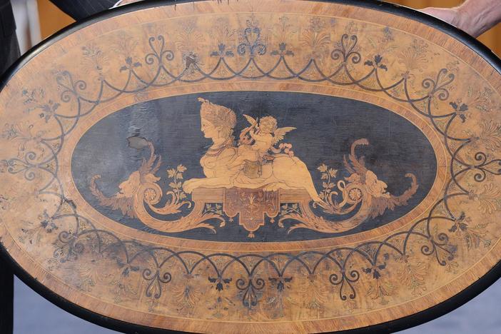 Appraisal: Allen & Brother Parlor Table, ca. 1870, from Albuquerqu, Hour 3.