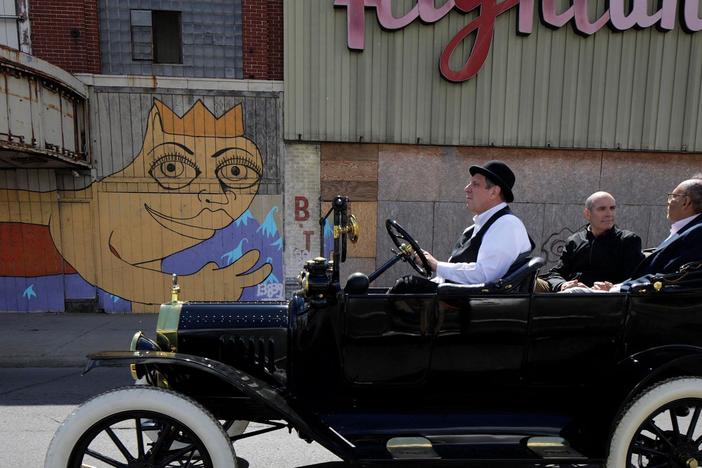 Woodward Avenue in Detroit was one of the first streets to fully adapt to the automobile.