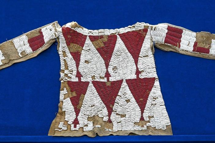 Appraisal: Plains Indian Child’s Beaded Shirt, ca. 1850