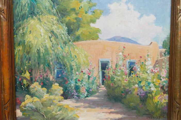 Appraisal: Joseph Henry Sharp Oil, ca. 1920, from Cincinnati Hour 1.