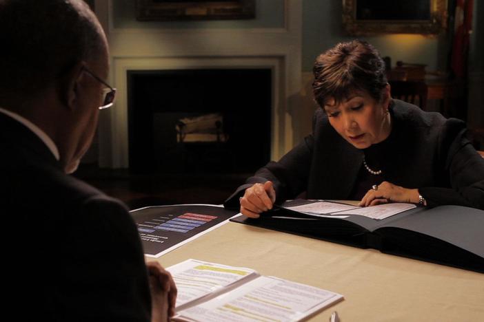 Linda Chavez learns about her ancestors who were Pueblo.