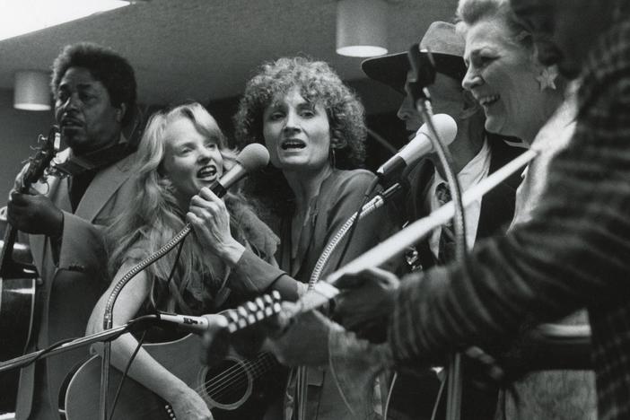 What was it like to tour with a group of diverse folk musicians in the South in the 60s?