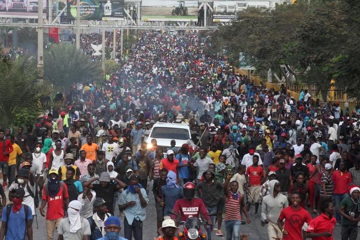 Violent protests in Haiti may mean a humanitarian crisis