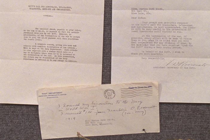 Appraisal: WWI Binoculars & FDR Letters