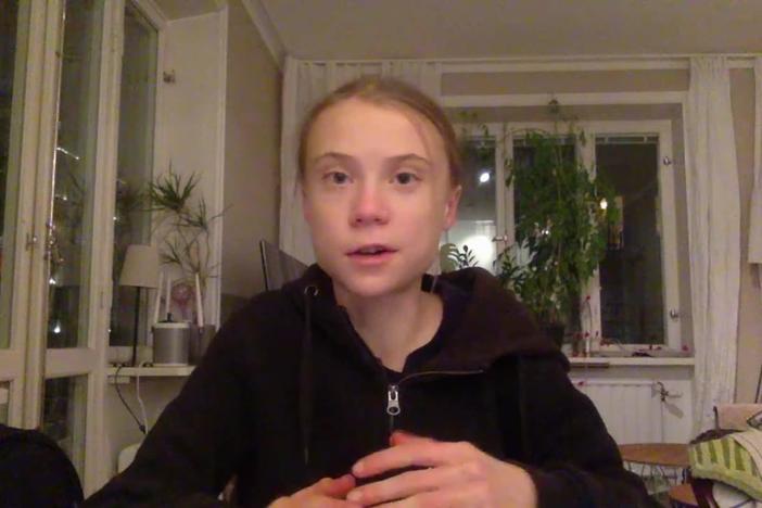 Activist Greta Thunberg discusses climate justice.