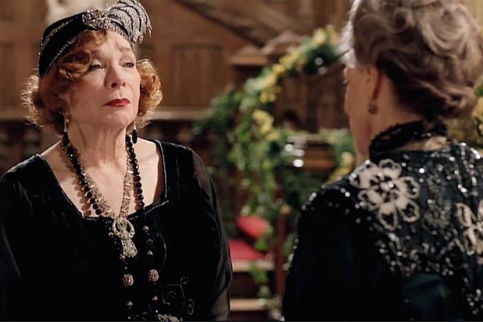 See a scene from Downton Abbey season 3 featuring Maggie Smith and Shirley MacLaine.