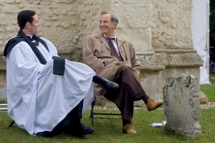 Tom Brittney and Robson Green reflect on their time together on the show so far.