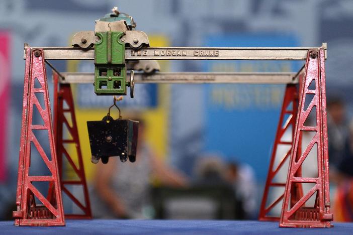 Appraisal: Kenton Morgan Traveling Toy Crane, ca. 1930, from Palm Springs Hour 1.