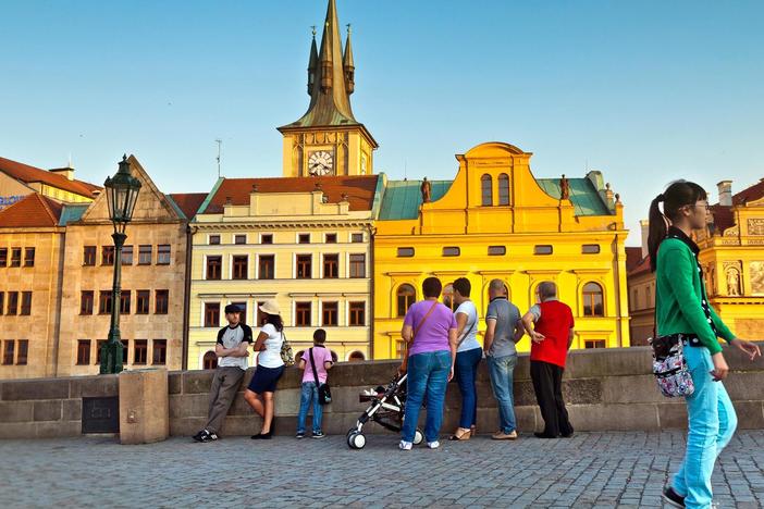 In Prague, Rick explores the historic Royal Way and tries to learn a little Czech.  
