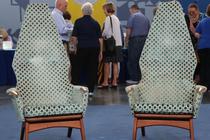 Appraisal: Adrian Pearsall Chairs, ca. 1960, in New Orleans Hour 2.