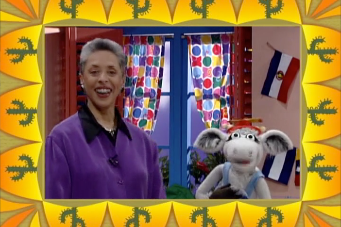 Host Lyn May and the Salsa cast introduce the story for today's lesson.