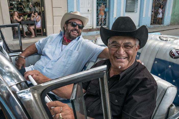 Singer Raul Malo performs “Siboney” with Eliades Ochoa’s band.