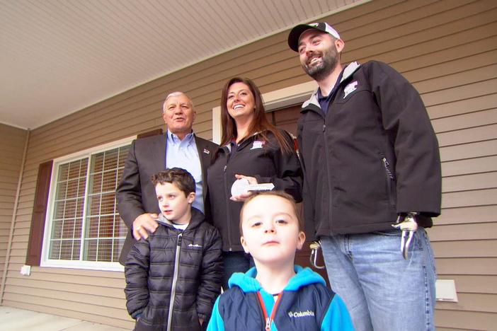 Homes for Our Troops is making Matt DeWitt's home accessible for him and his family.