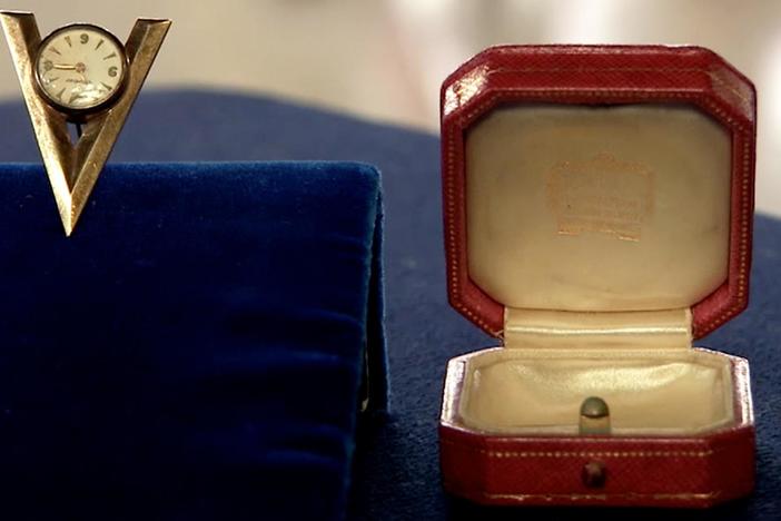Appraisal: Cartier "V for Victory" Watch, ca. 1940, from Austin, Hour 3.