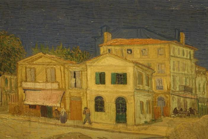 Vincent began to paint obsessively at the Yellow House.  