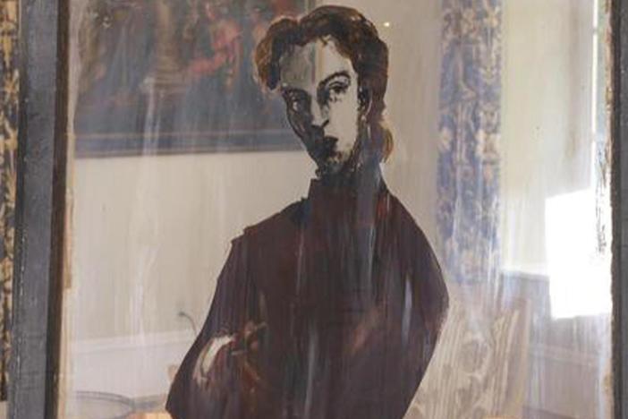Appraisal: Elizabeth Peyton Portrait Oil, ca. 1987