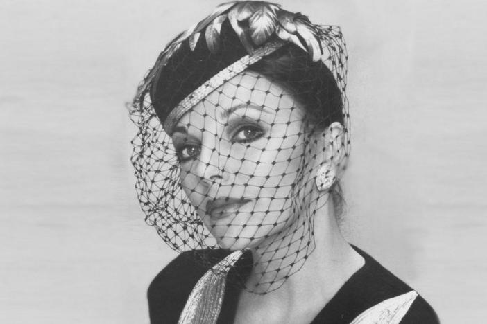 Joan Collins' influence on  "Dynasty" fashion of the 1980s.  