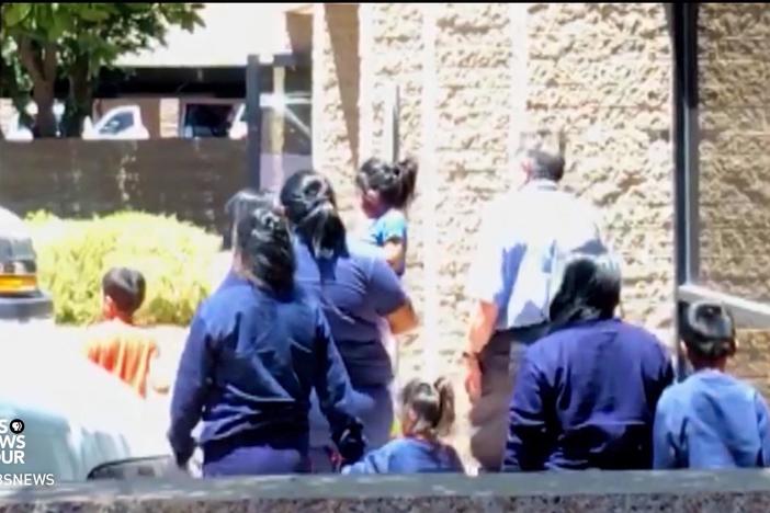 A defense contractor's role in moving immigrant children