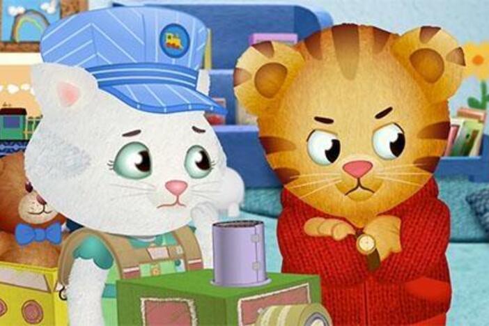 Daniel tries using his words to tell Katerina that he wants to be the train engineer.