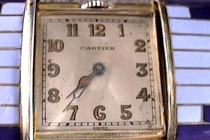 Appraisal: Clara Bow anklet, Cartier watch and note from Vintage LA!
