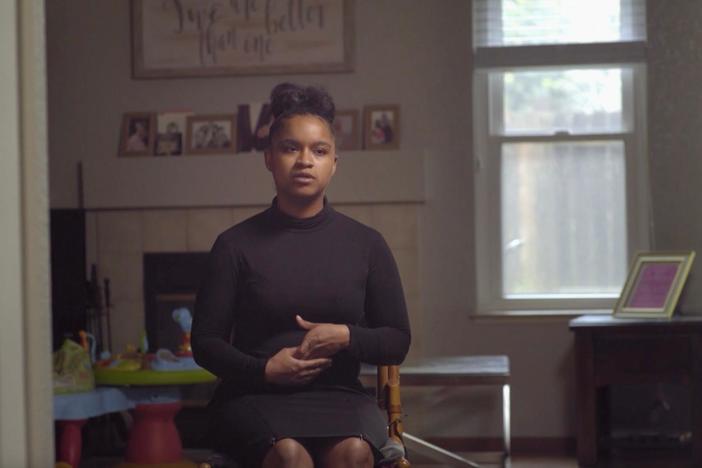 A daughter opens up about growing up very young without her mother who was incarcerated.