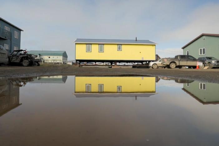 See how one Alaskan community is dealing with the effects of rising Arctic temperatures.