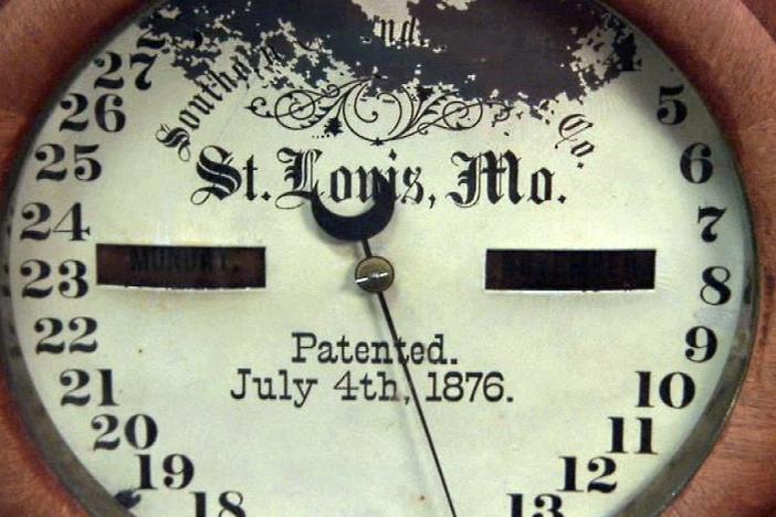 Appraisal: Southern Calendar Clock, ca. 1870, from ROADSHOW's Special: Junk in the Trunk.