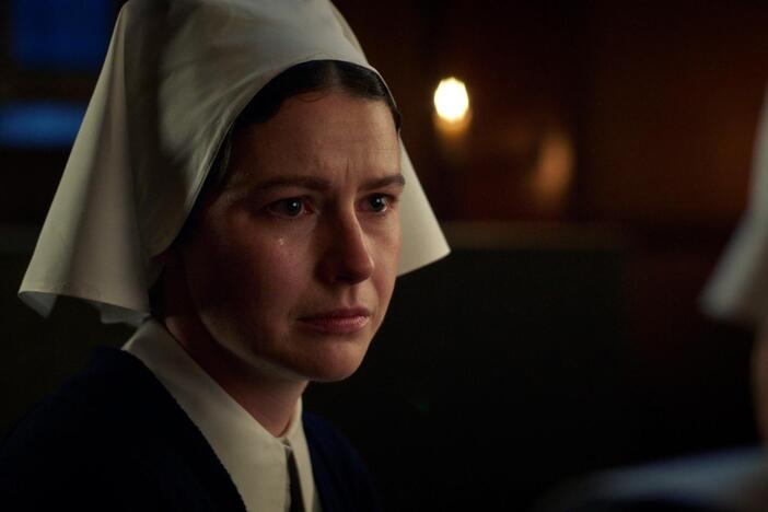 While Sister Catherine is happy to become a novice, she can’t help but think of her family.