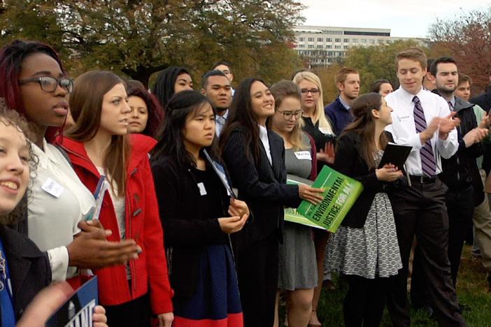 Young Catholics gathered in Washington to focus on climate change and immigration reform.