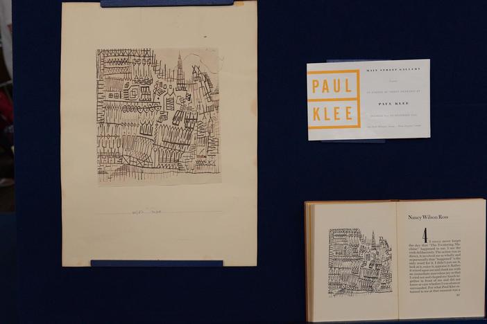 Appraisal: 1927 Paul Klee "Leichter Verfall" Ink Drawing, from Palm Springs Hour 2.