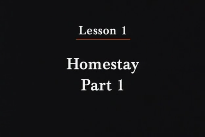JPN II, Lesson 01. The topics covered are homestay, greetings and self introductions.