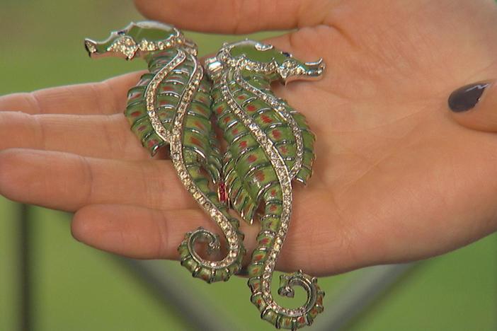 Appraisal: Coro Duette Seahorse Brooch, ca. 1945