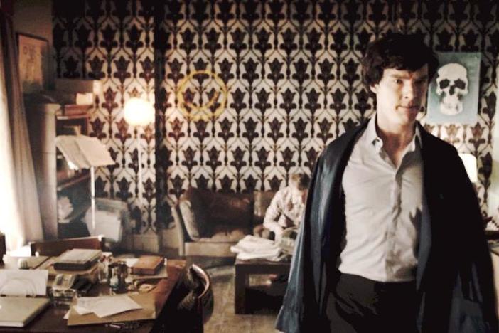 See a scene from the Sherlock season 2 finale, The Reichenbach Fall, airing May 20, 2012.