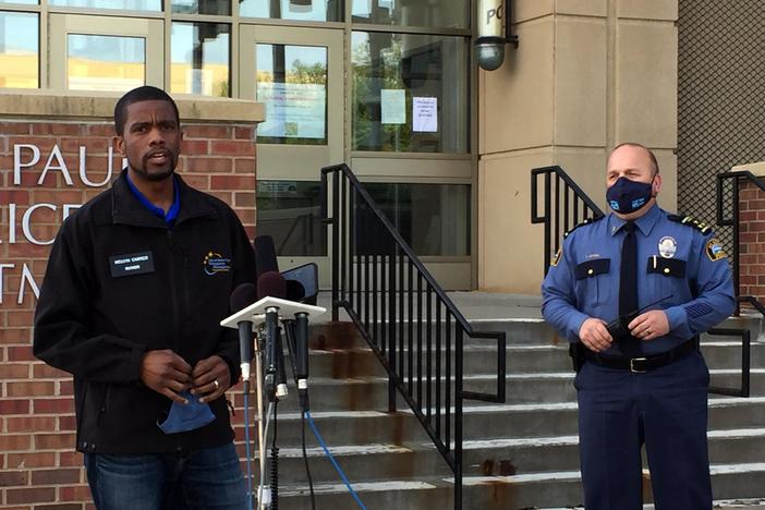 With protests, Minnesota mayor sees both sides of the dividing line