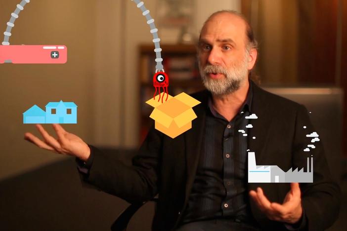 Security expert Bruce Schneier explains some of the NSA's surveillance devices. 