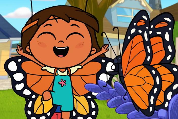 Rosie decides to be a Recycling Kid./Rosie makes friends with a monarch butterfly.