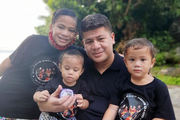 After months of waiting, Samoan family reunited at home