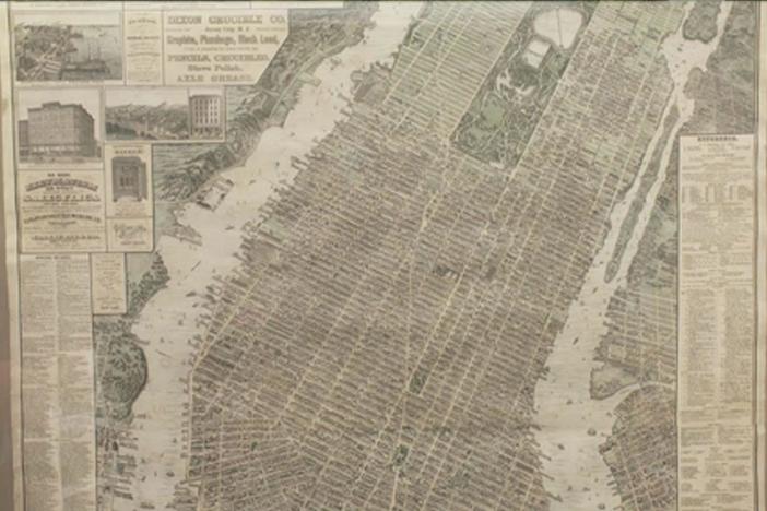 Appraisal: 1879 Galt & Hoy The City of New York Map