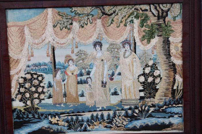 Appraisal: Maria Koogle Schoolgirl Needlework, ca. 1817