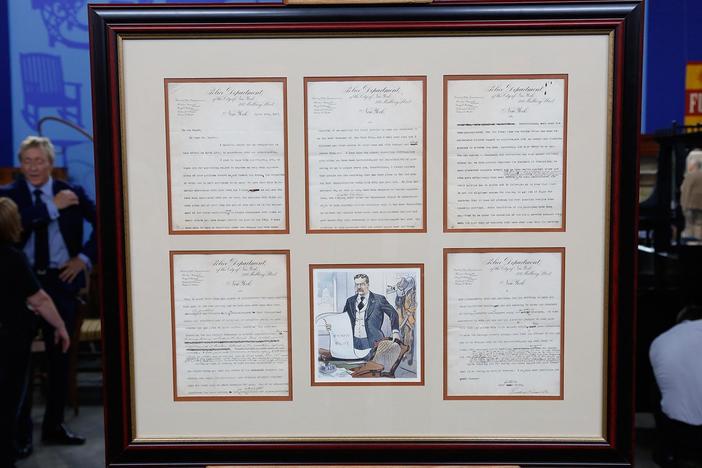 Appraisal: 1897 Theodore Roosevelt Signed Letter, from Junk in the Trunk 4, Part 1.