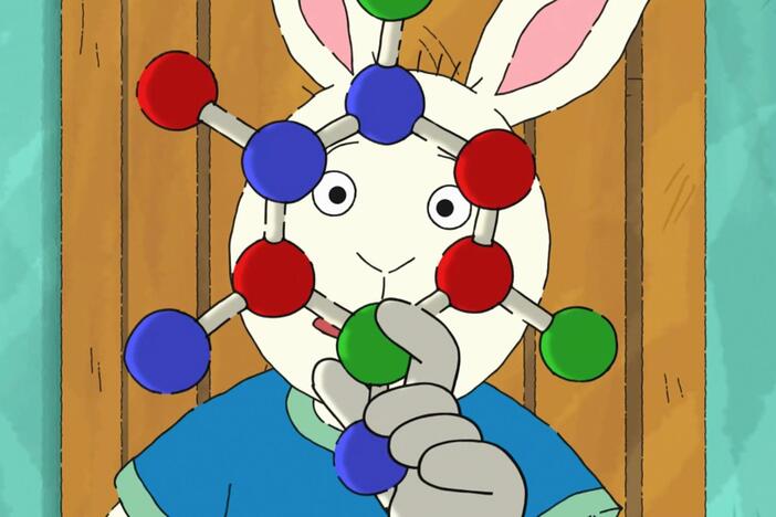 Arthur, Brain, and Buster discuss why Mr. Ratburn has been acting strange.