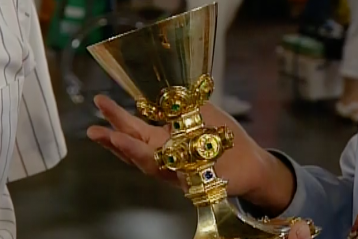 Appraisal: French Jeweled Chalice, ca. 1925