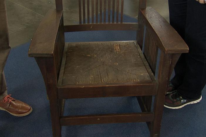 Appraisal: Gustav Stickley Armchair, ca. 1905, from Virginia Beach.