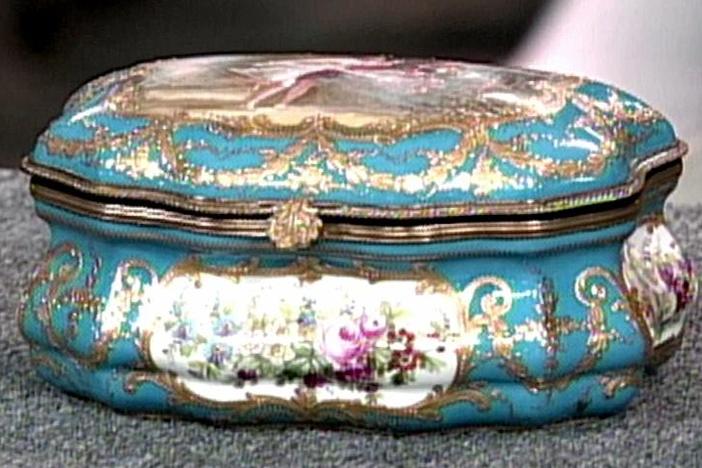 Appraisal: French Porcelain Box, ca. 1900, from Vintage Secaucus