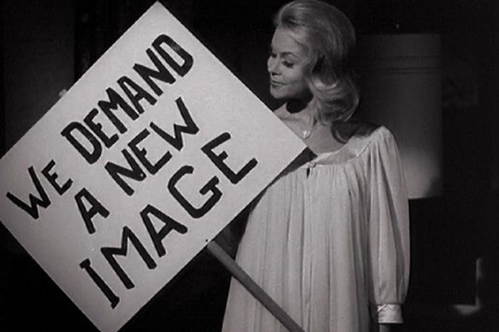 Popular sitcoms in the 1960s reflected societal concerns about women's changing roles.