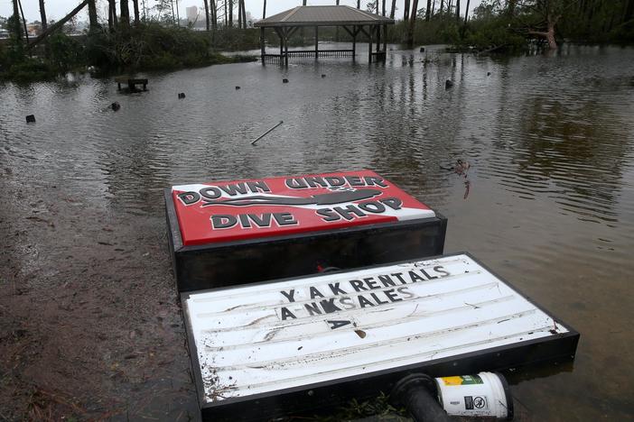 Slow-moving Hurricane Sally dumps dozens of inches of rain on Gulf Coast
