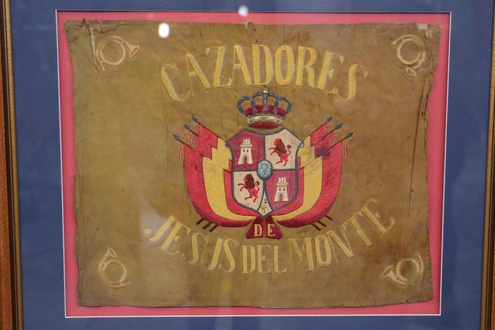 Appraisal: Cuban Volunteer Cazadores Flag, ca. 1898, from Cleveland Hr 3.