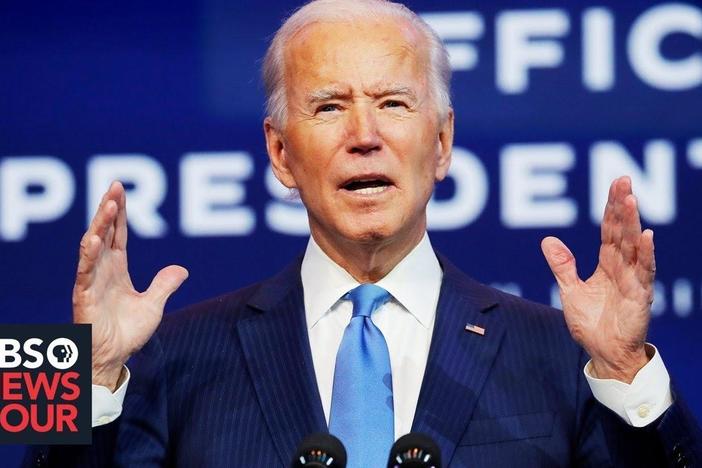 Biden speaks as Electoral College vote count paused